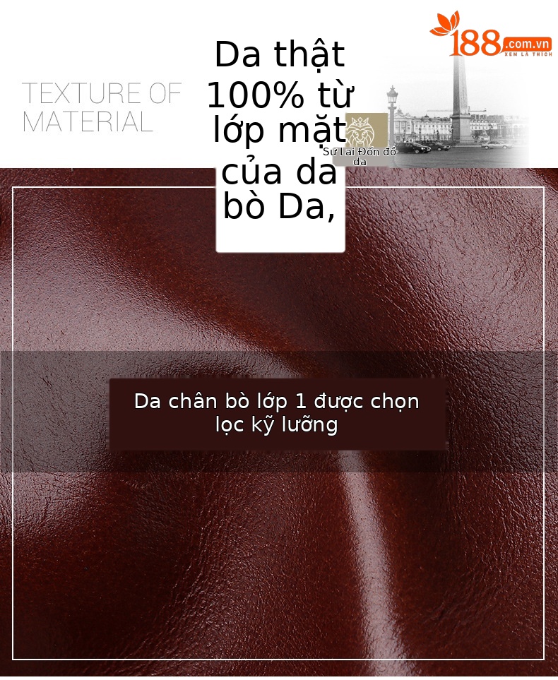 Ví dài nam da bò thật chống trộm RFID phong cách cổ điển — Màu đen (không có LOGO), Cà phê (không có LOGO), Màu vàng nâu (không có LOGO), Màu xanh hải quân (không có LOGO) chi tiết 3
