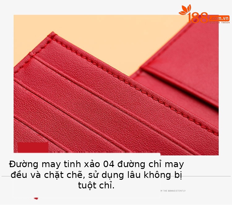 Ví nữ Emperor Paul nhiều thẻ khóa tháp thời trang chi tiết 8