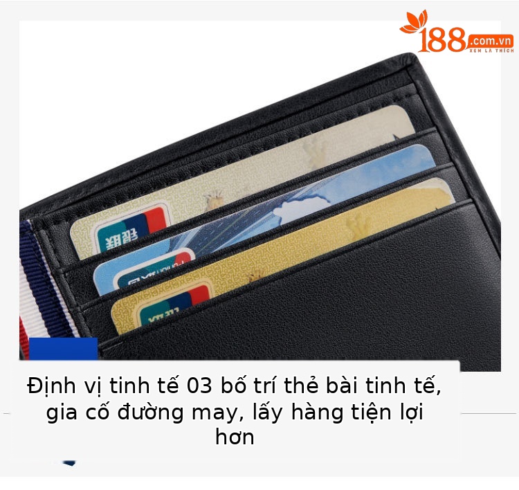 Ví da nam ngắn gập mini da bò thật cao cấp 2024 chi tiết 15