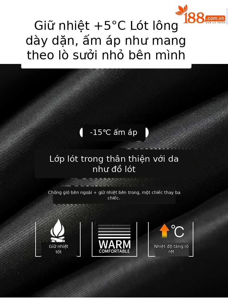 Quần lông vũ nữ mặc ngoài trời cạp cao dày dặn cỡ lớn, quần cotton nhẹ giữ ấm mùa đông — Màu đen chi tiết 9