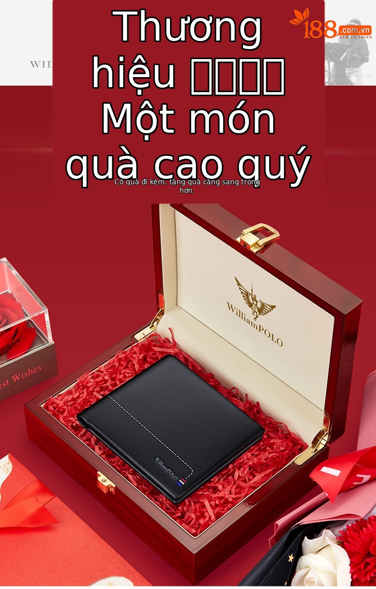 Ví nam da bò Emperor Paul phong cách công sở thời trang chi tiết 1