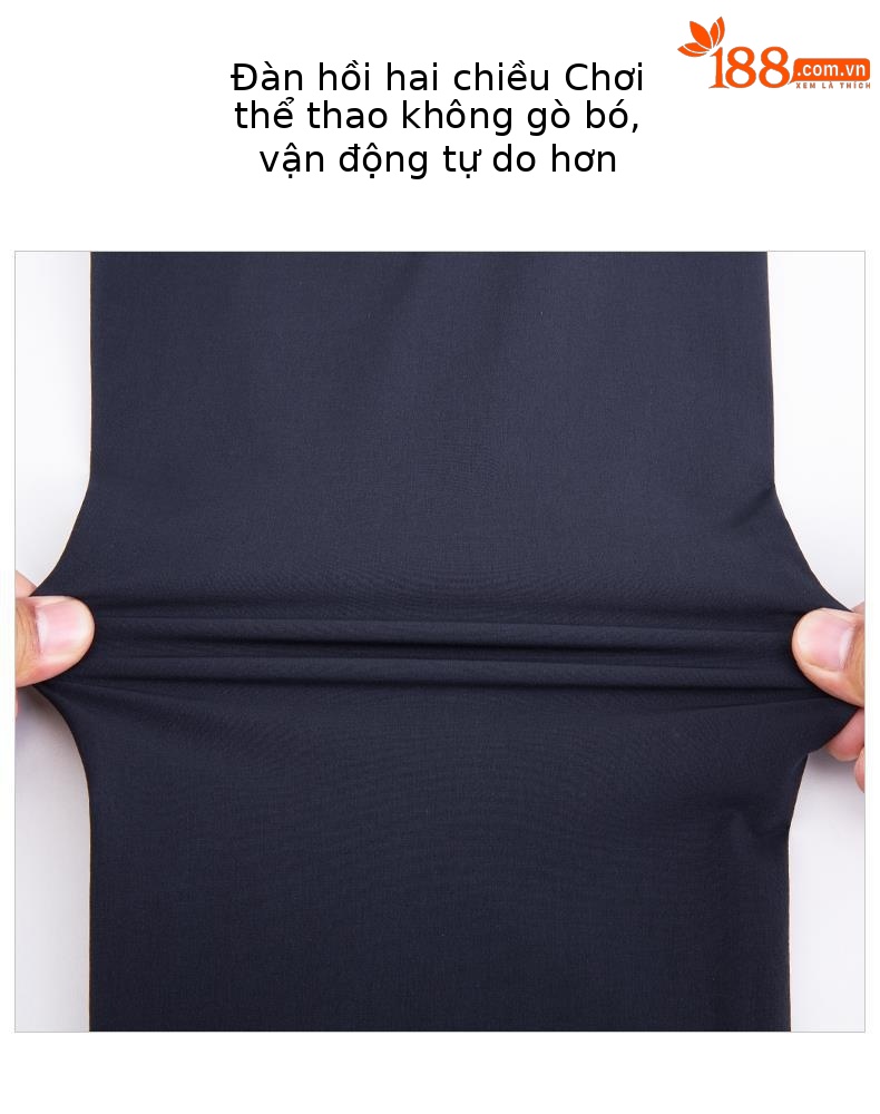 Quần thể thao golf nam dài ống suông vải co giãn PGM — KUZ136-Màu đen, KUZ136-màu xanh hải quân, KUZ136-màu trắng, KUZ136-màu đỏ chi tiết 4