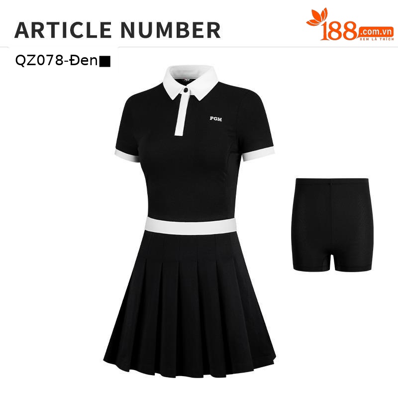 QZ078-Đen (với quần đen)