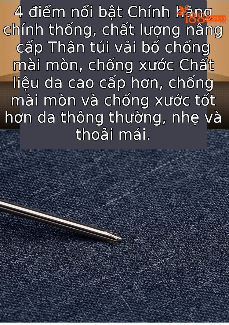Ví da nam dài nhiều ngăn thẻ mỏng nhẹ cao cấp chi tiết 7