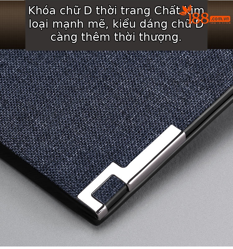 Ví da nam dài nhiều ngăn thẻ mỏng nhẹ cao cấp chi tiết 8