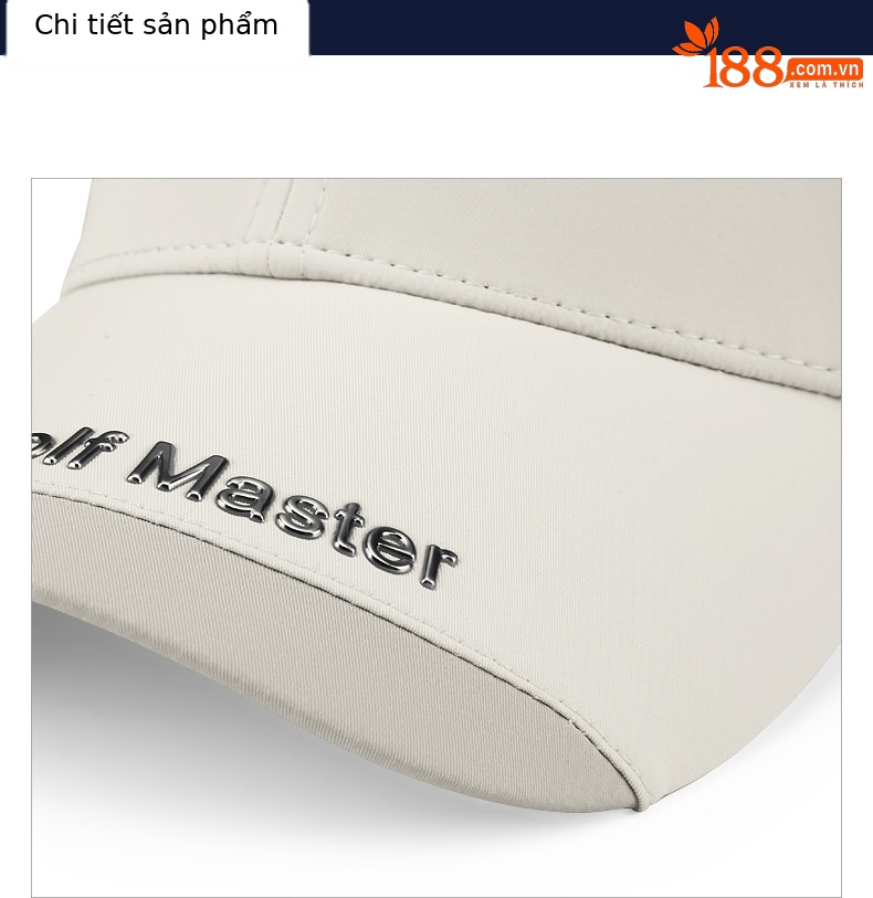 Mũ golf nam PGM chống nắng thoáng khí hút ẩm vành dài 7,3 cm — Mz041-mơ nhạt + kaki, MZ041-Đen + Xám đậm, Mz041-xanh ngọc + Xanh navy chi tiết 19