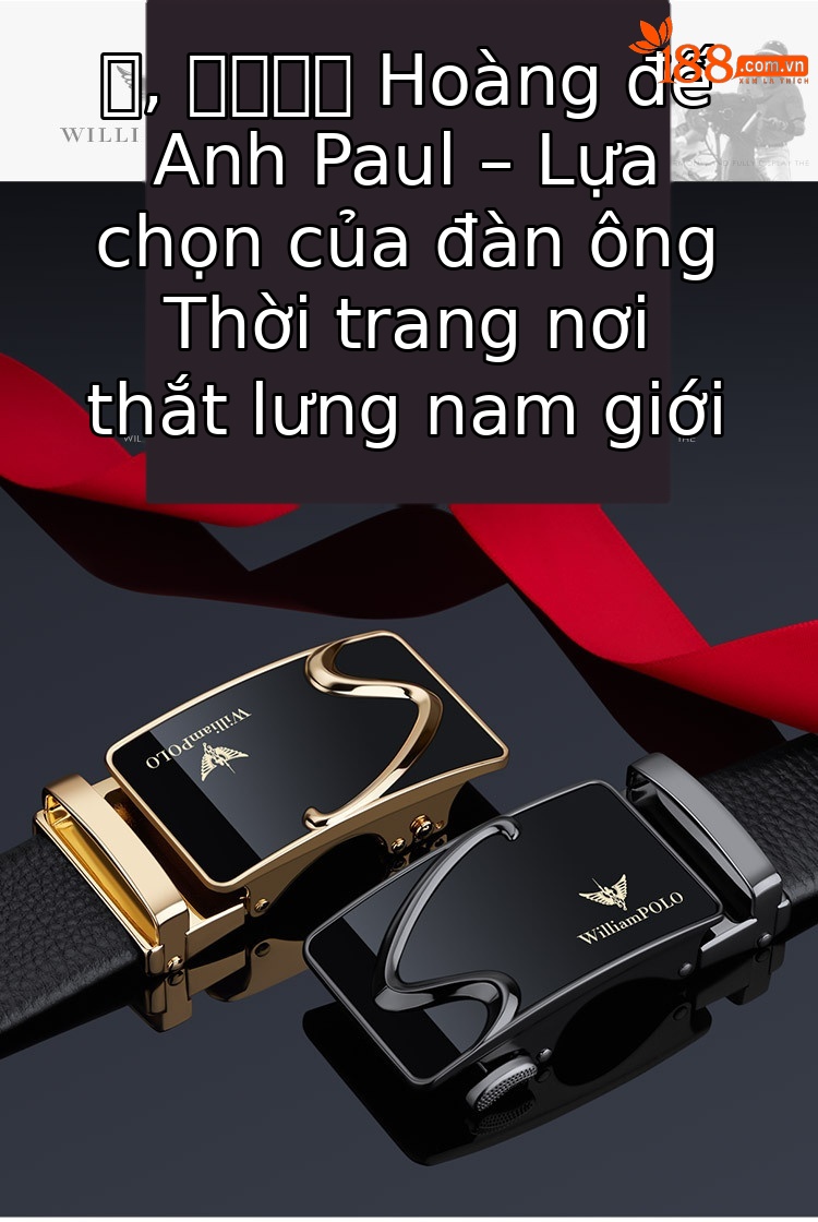 Thắt lưng da nam Emperor Paul mặt gương cao cấp phong cách thời trang công sở — 120cm, 130cm, 110cm, 125cm chi tiết 2