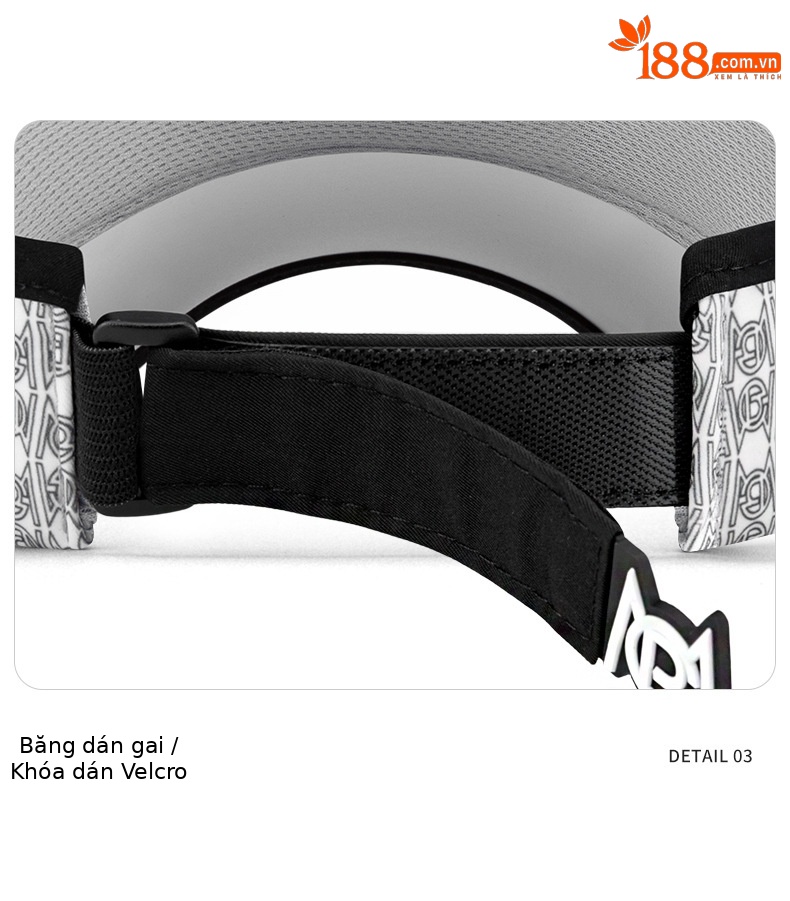 Mũ golf không đỉnh PGM chống nắng nam thoáng khí hút ẩm — MZ045-Đen Trắng, MZ045-màu xám đen, MZ045-in màu đen trắng, Mz040-trắng Đen chi tiết 20