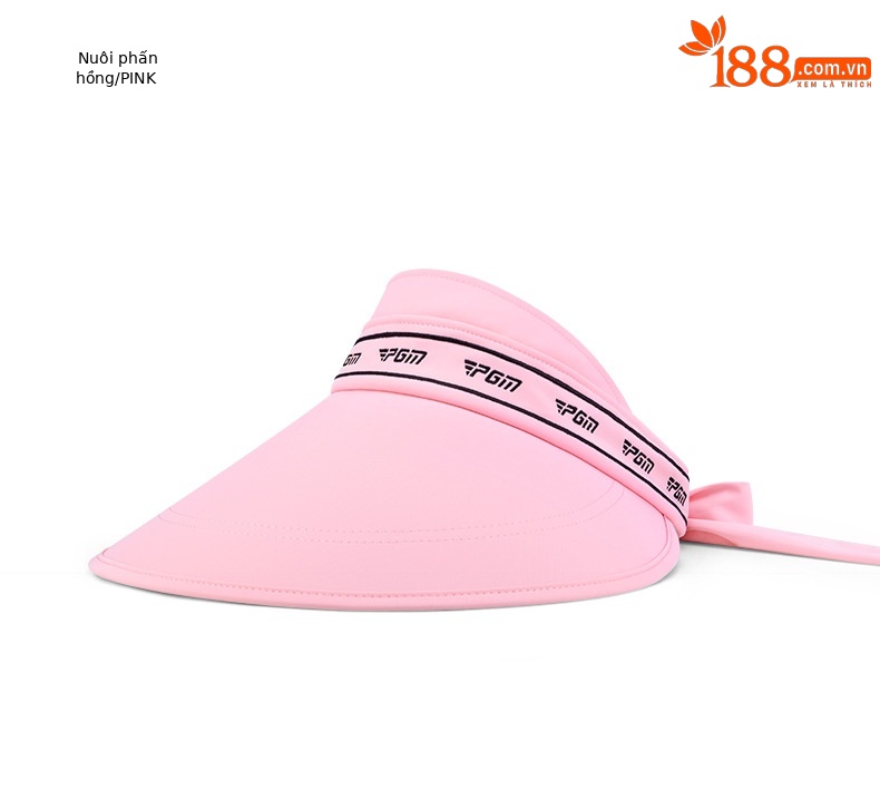 Mũ chống nắng nữ PGM vành rộng 15,8 cm buộc nơ — MZ047-màu xanh nước biển, MZ047-màu trắng, MZ047-màu hồng chi tiết 13