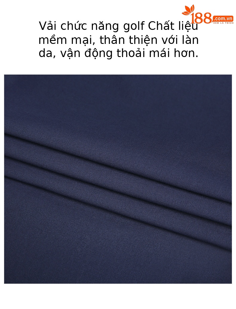 Quần dài golf thể thao bé gái co giãn thắt lưng chống gió — KUZ142-màu trắng, KUZ142-màu xanh hải quân, KUZ142-màu đỏ chi tiết 4