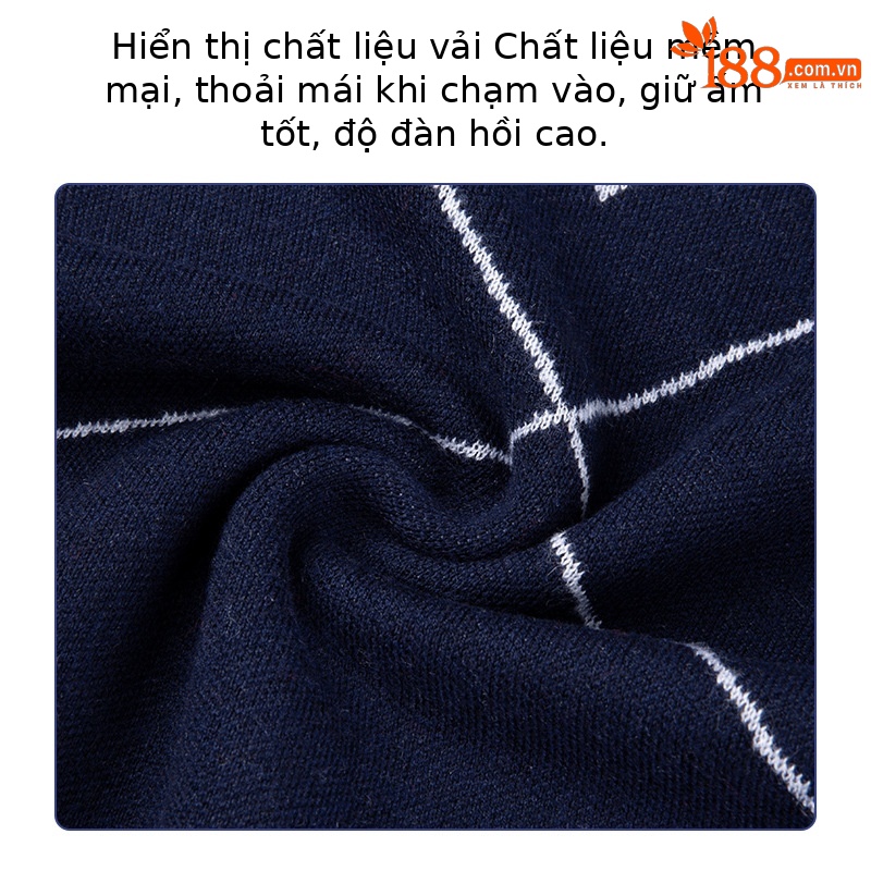 Áo len dài tay cổ tròn nữ PGM mùa thu đông giữ ấm chống lạnh — YF496-màu đỏ, YF496-màu xanh nước biển
