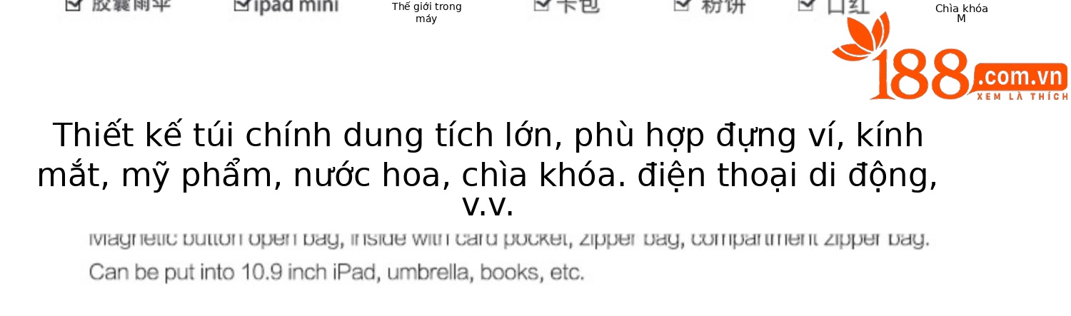 Túi tote da thật dây xích nữ sức chứa lớn đeo vai chéo — Màu nâu nhạt chi tiết 4