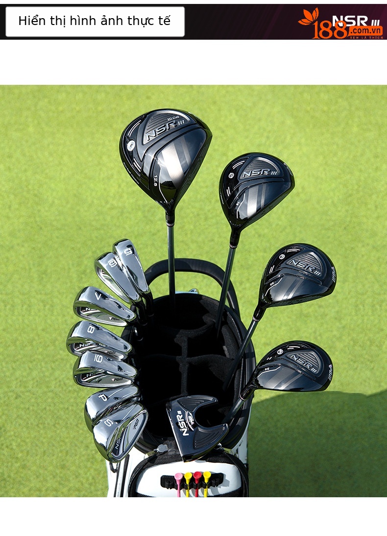 Bộ gậy golf PGM NSR thế hệ 3 cho nữ – gậy gỗ số 1, số 3, số 5 và gậy sắt số 4 thân carbon — Mg041-phụ nữ màu hồng đen tay phải số 1 gỗ (cấp L), Mg041-Pink Lady Tay Phải số 1 Gỗ (cấp L), [Đen hồng] Gỗ số 3 16 ° L, [Đen hồng] Gỗ số 5 20 ° L chi tiết 11