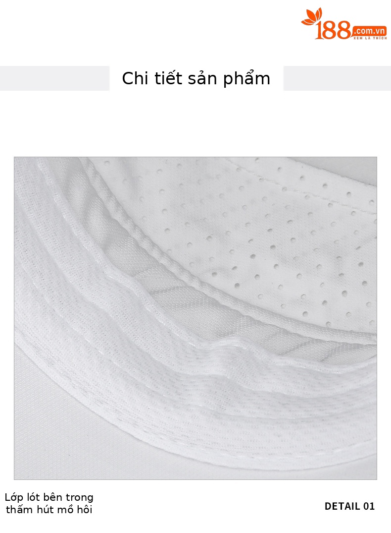 Mũ golf nữ không đỉnh PGM chống nắng, thoáng khí, hút ẩm, vành dài 7.3 cm — MZ046-[Trắng] nữ mũ không mui thoáng khí, MZ046-[màu xanh nước biển] nữ mũ không mui thoáng khí chi tiết 19