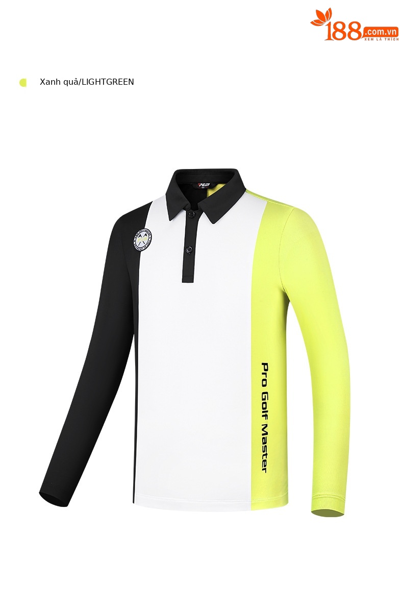 Áo thun dài tay golf trẻ em PGM – chất liệu polyester co giãn, ấm áp, thoải mái — YF493-màu xanh nhạt, YF493-màu xanh lá cây, YF493-màu đỏ chi tiết 20