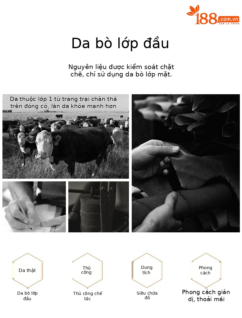 Túi đeo chéo nam da bò lớp đầu tiên Shilaiton phiên bản ngang phối màu da thật — Màu xám chi tiết 3