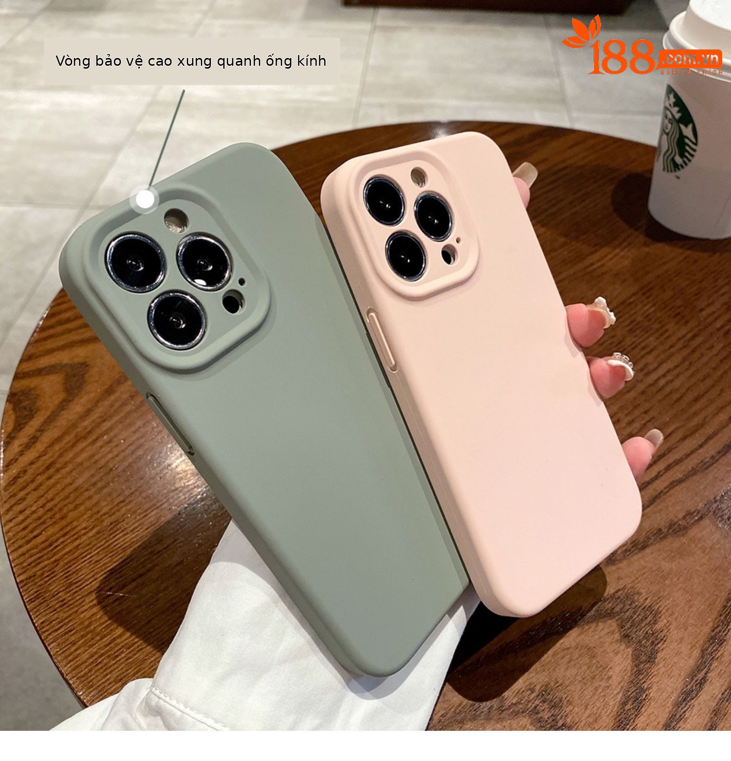 Ốp lưng iPhone 13/14 Pro Max silicon lỏng chống rơi 12 chiều đơn giản — Silicone màu trắng cổ, Graphite màu xám Silicone màu trơn, Khói xanh xám silicon màu trơn, Màu trắng hồng Silicone màu trơn chi tiết 12