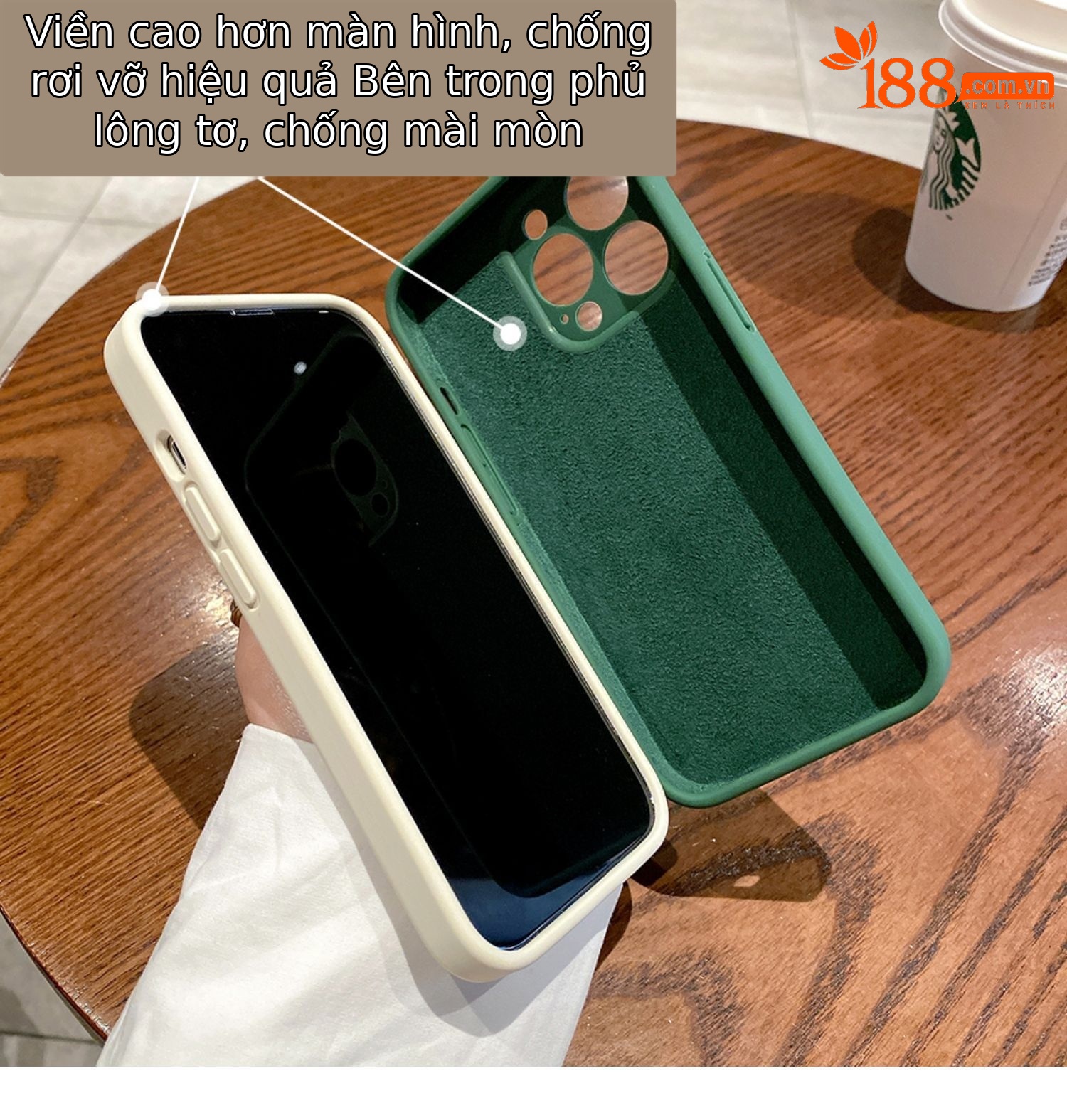 Ốp lưng iPhone 13/14 Pro Max silicon lỏng chống rơi 12 chiều đơn giản — Silicone màu trắng cổ, Graphite màu xám Silicone màu trơn, Khói xanh xám silicon màu trơn, Màu trắng hồng Silicone màu trơn chi tiết 13
