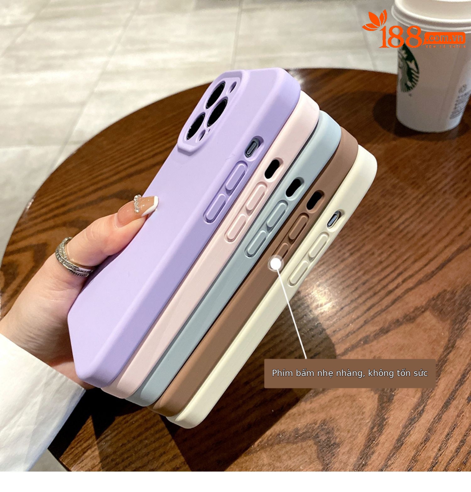 Ốp lưng iPhone 13/14 Pro Max silicon lỏng chống rơi 12 chiều đơn giản — Silicone màu trắng cổ, Graphite màu xám Silicone màu trơn, Khói xanh xám silicon màu trơn, Màu trắng hồng Silicone màu trơn chi tiết 14