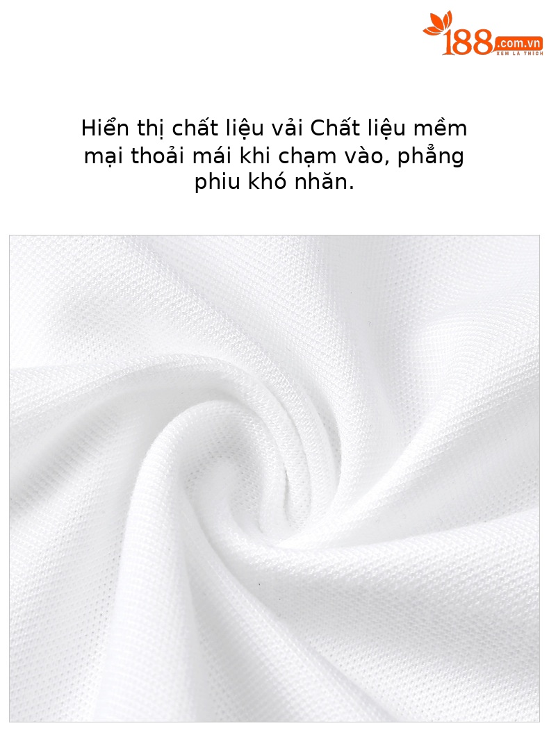 Áo thun dài tay golf nam PGM cổ polo, chất liệu co giãn thoải mái — YF526-màu trắng, YF526-màu xanh nước biển chi tiết 3