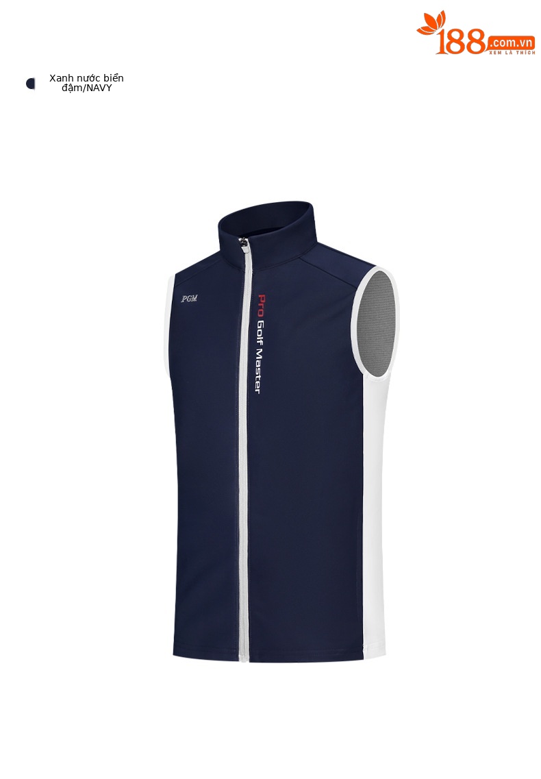 Áo ghi lê trẻ em chơi golf cổ đứng giữ ấm thu đông PGM — YF509-màu xanh nước biển, YF509-màu trắng, YF509-Đen chi tiết 15