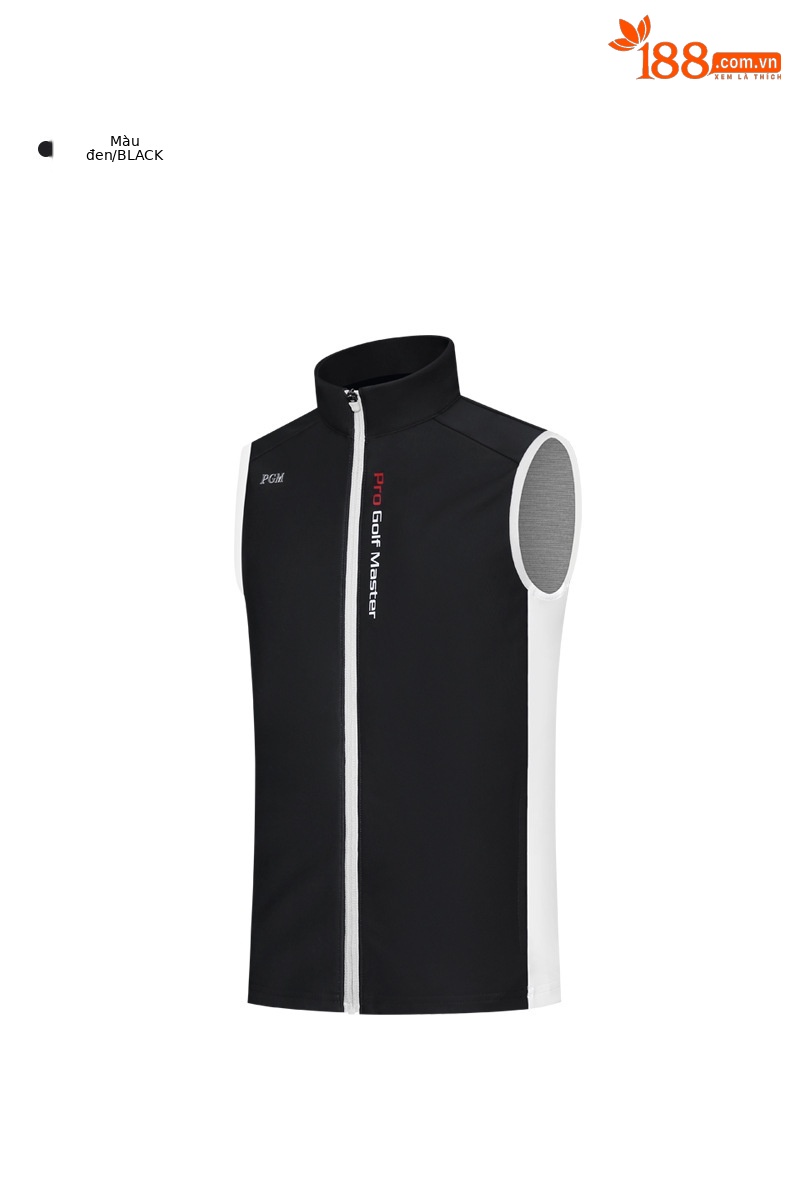Áo ghi lê trẻ em chơi golf cổ đứng giữ ấm thu đông PGM — YF509-màu xanh nước biển, YF509-màu trắng, YF509-Đen chi tiết 18