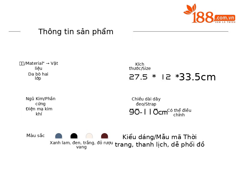 Túi tote nữ cỡ lớn đeo chéo đi làm thời trang cao cấp xuân hè 2026 chi tiết 3
