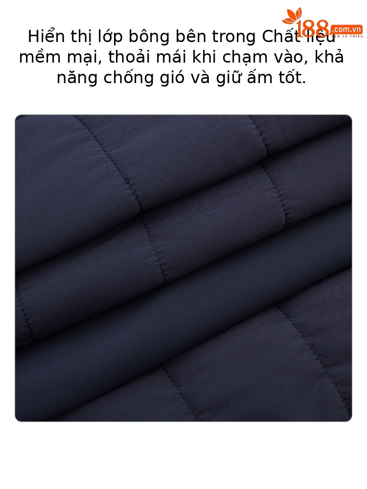 Áo ghi lê dài nữ chơi golf PGM chần bông giữ ấm thu đông — YF499-màu xanh nước biển [chần bông], YF499-Trắng [chần bông]