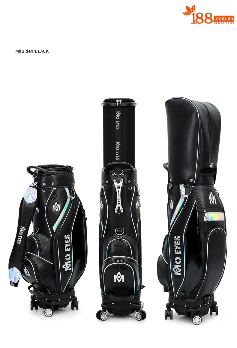 Túi đựng gậy golf nữ bốn bánh kéo, cao 127 cm, chứa 13 gậy — M22QB02-Đen, M22QB02-màu trắng chi tiết 12