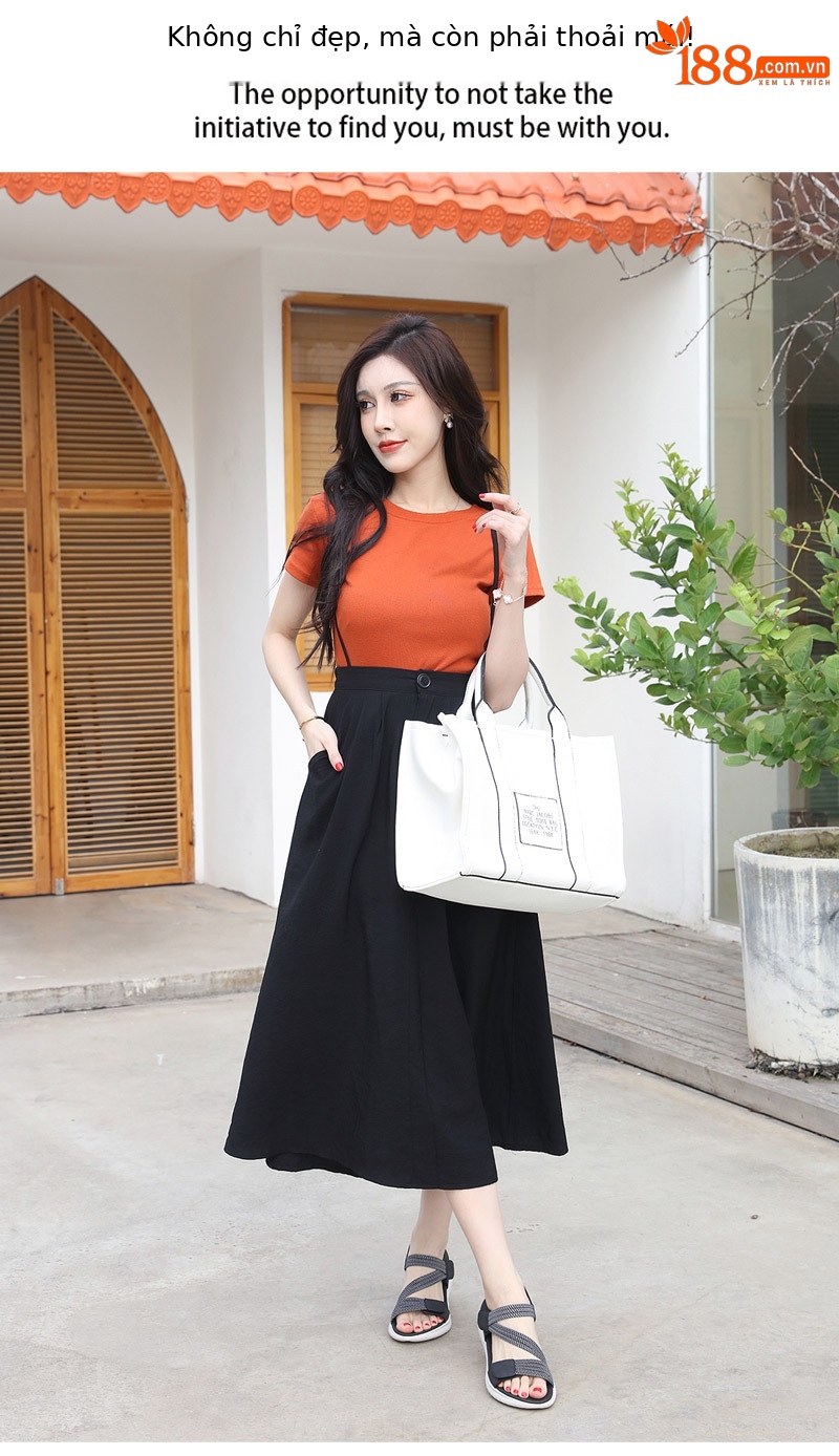 Dép sandal nữ quai chữ V đế dày thể thao nhẹ, đàn hồi, size lớn — Màu đen, Màu xanh lam, Màu mơ chi tiết 25