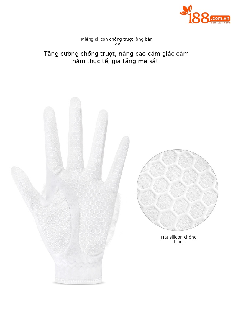 Găng tay golf nữ giữ ấm PGM lót nhung dày dặn — 17 chi tiết 4