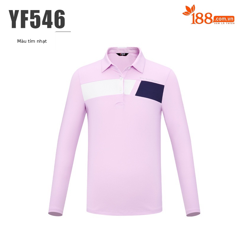 Áo thun dài tay bé gái vải thể thao đàn hồi cao phối đồ dễ dàng — YF546-màu tím nhạt, YF546-màu trắng