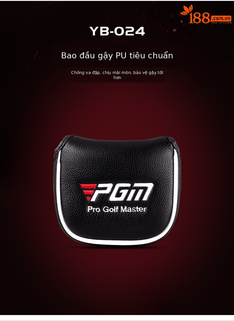 Gậy golf PGM YB-024 đầu biến dạng trọng tâm thấp, chiều dài 34 inch — TUG049-Đỏ đen chi tiết 9