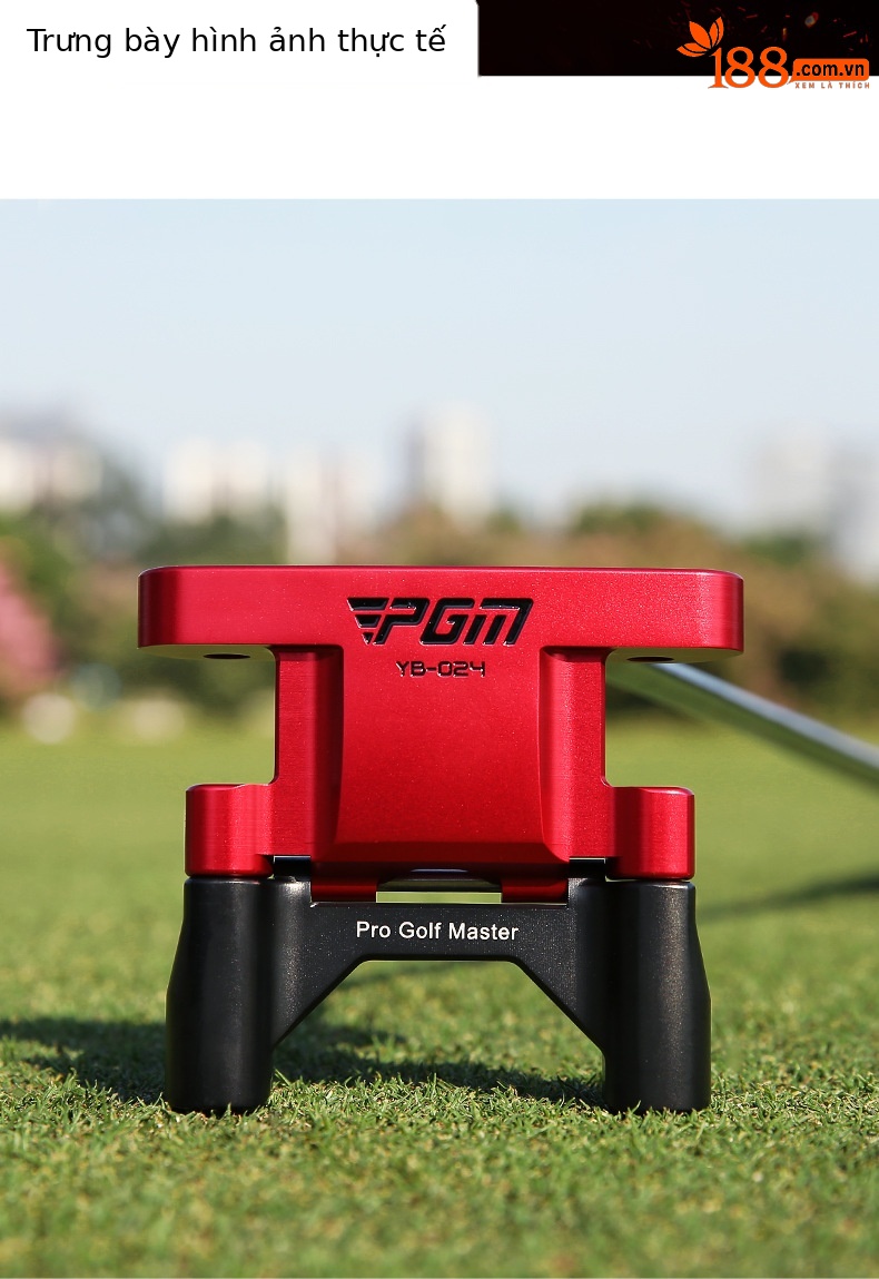 Gậy golf PGM YB-024 đầu biến dạng trọng tâm thấp, chiều dài 34 inch — TUG049-Đỏ đen chi tiết 10