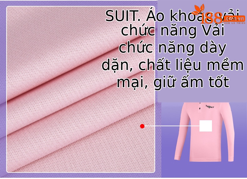 Áo thun golf dài tay bé gái PGM cổ bẻ phối sọc — YF219 màu hồng, YF548-màu trắng, YF219 màu trắng, YF548-màu xanh nước biển chi tiết 29
