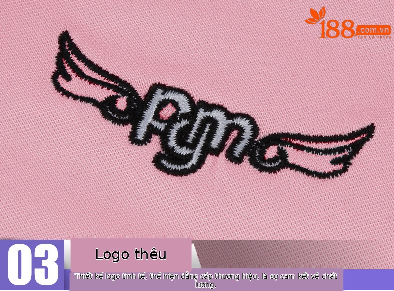 Áo thun golf dài tay bé gái PGM cổ bẻ phối sọc — YF219 màu hồng, YF548-màu trắng, YF219 màu trắng, YF548-màu xanh nước biển chi tiết 39