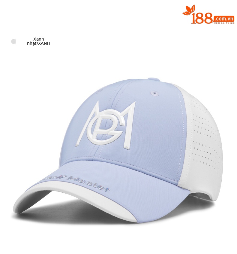 Mũ lưỡi trai golf nữ PGM chống nắng thoáng khí — MZ053-màu xanh nhạt, MZ053-màu tím nhạt, MZ053-màu xám nhạt chi tiết 13