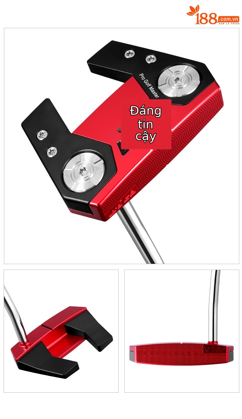 Gậy golf putter PGM dòng nhôm thiết kế đầu bò, cân bằng tốt, tỷ lệ chịu lỗi cao — TUG047-Đen, TUG047-màu xanh xám, TUG047-Đỏ đen chi tiết 15