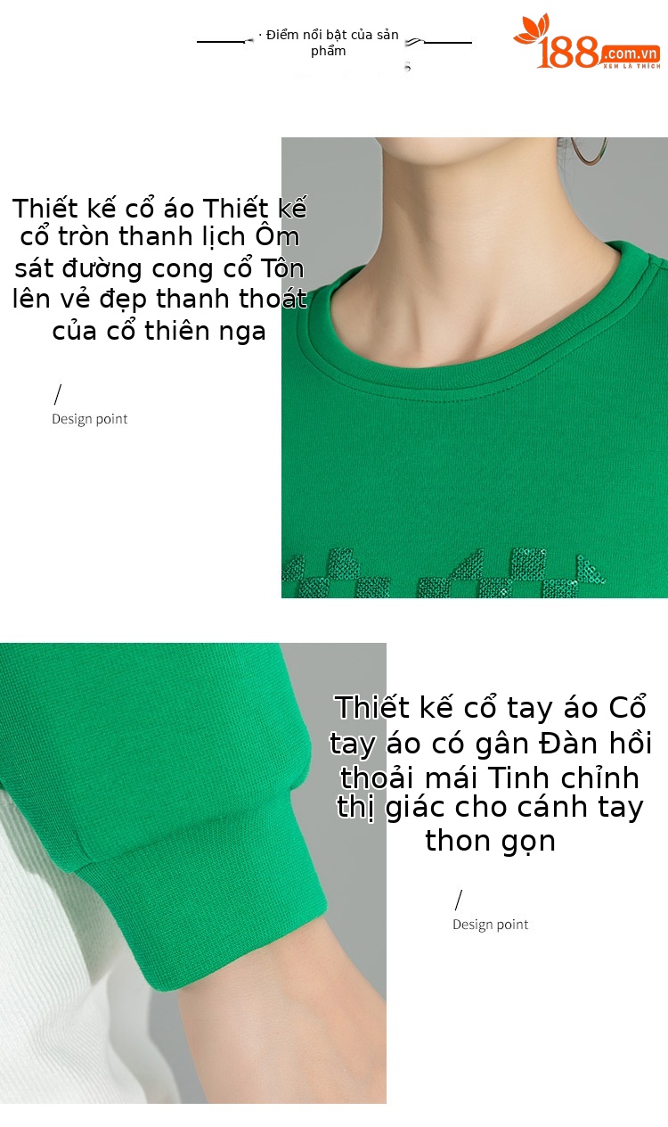 Áo hoodie chui đầu in họa tiết dáng rộng cho nữ — Màu đen chi tiết 6