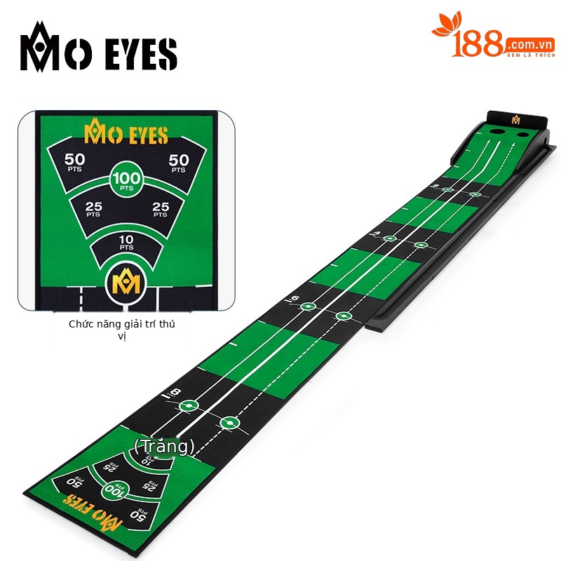 Bộ tập golf gỗ từ tính tự động hồi bóng 3m — [M22TL01] Máy tập thanh đẩy gỗ 3m