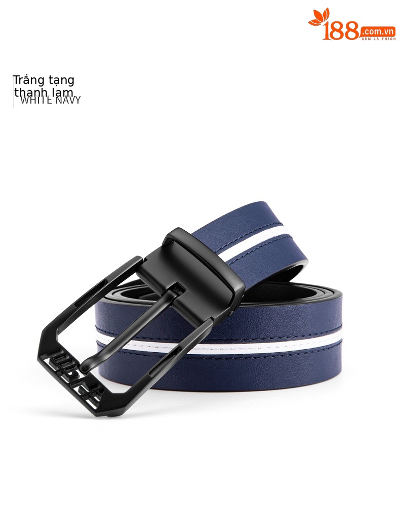 Thắt lưng Golf PGM da bò lớp đầu tiên khóa hợp kim cho nam — Một size chi tiết 8