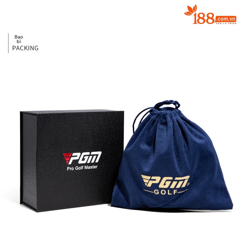 Thắt lưng Golf PGM da bò lớp đầu tiên khóa hợp kim cho nam — Một size chi tiết 11
