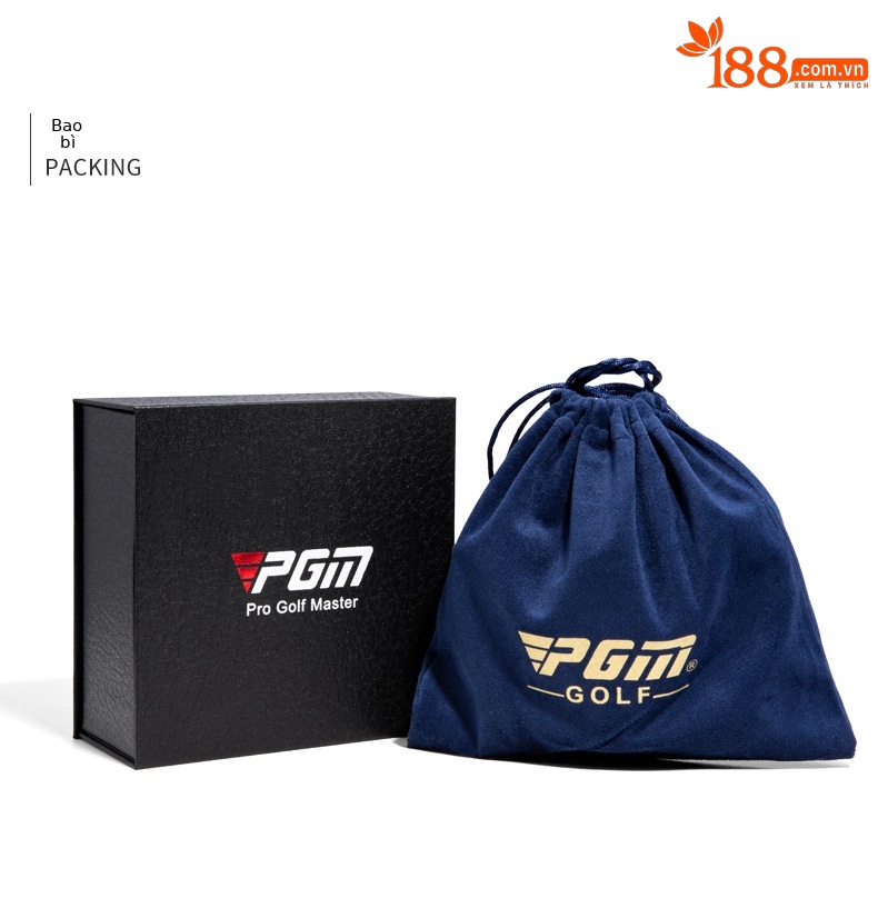 Thắt lưng Golf PGM dệt kim co giãn nam đầu khóa hợp kim da bò — Một size chi tiết 11