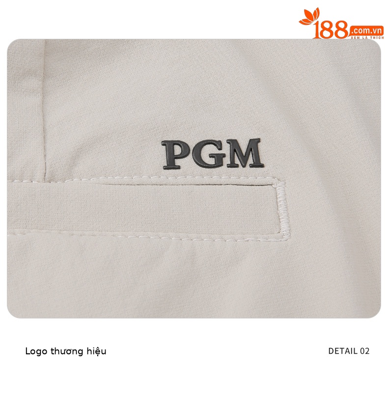 Quần golf nữ dài tôn dáng PGM co giãn cao thắt lưng lưới — KUZ145-màu trắng, KUZ145-Kaki, KUZ145-Màu đen chi tiết 22