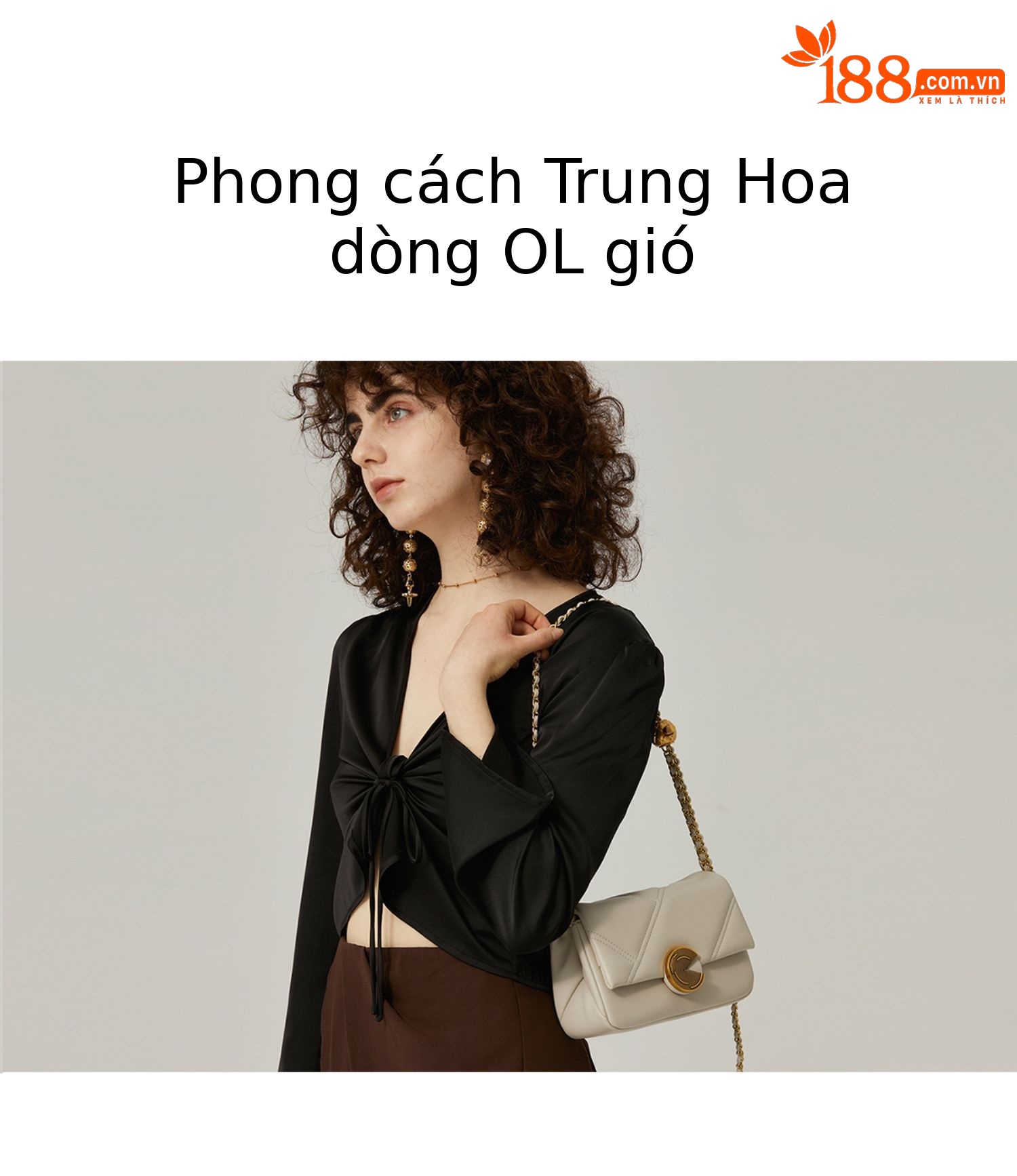 Túi đeo chéo nữ da bò thật họa tiết kim cương dây xích — Màu xám be, Đen đậm, Màu vàng ngỗng chi tiết 1