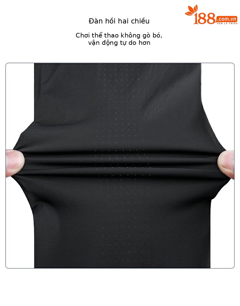 Quần short golf nam PGM vải co giãn thoáng khí — KUZ152-Màu đen, KUZ152-màu xanh hải quân, KUZ152-Màu xám nhạt chi tiết 3