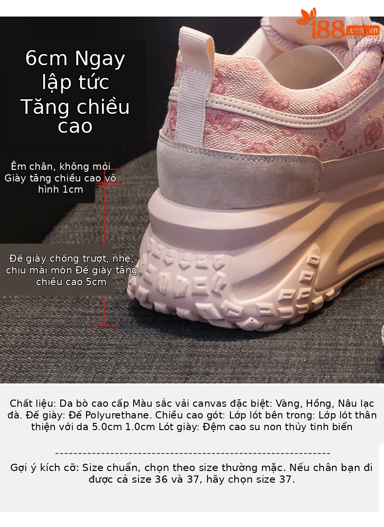 Giày sneaker nữ chunky đế dày mũi tròn kiểu Pháp, tăng chiều cao, phong cách thường ngày — M2313-1 vàng trong suốt, M2313-1 trong suốt màu bạc, M2313-1 màu camel trong suốt, M2313-1 trắng trong suốt chi tiết 10