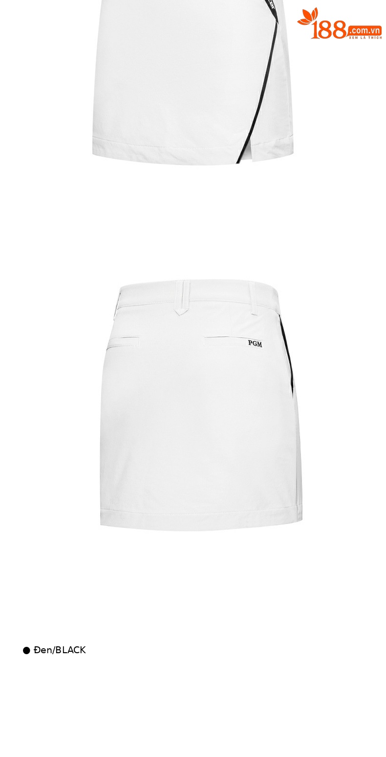 Váy golf thể thao nữ PGM hè thoáng khí có quần legging trong — Qz085-màu Đen, QZ085 - Kaki, Qz085-màu Trắng chi tiết 9