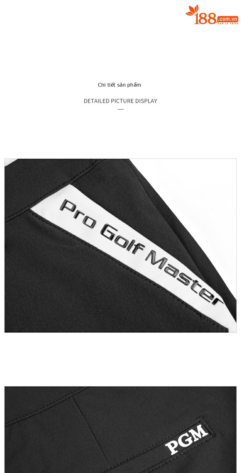 Váy golf thể thao nữ PGM hè thoáng khí có quần legging trong — Qz085-màu Đen, QZ085 - Kaki, Qz085-màu Trắng chi tiết 12