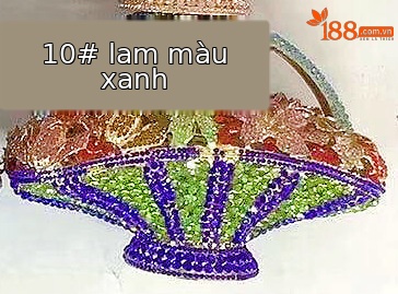 10 # màu xanh lam